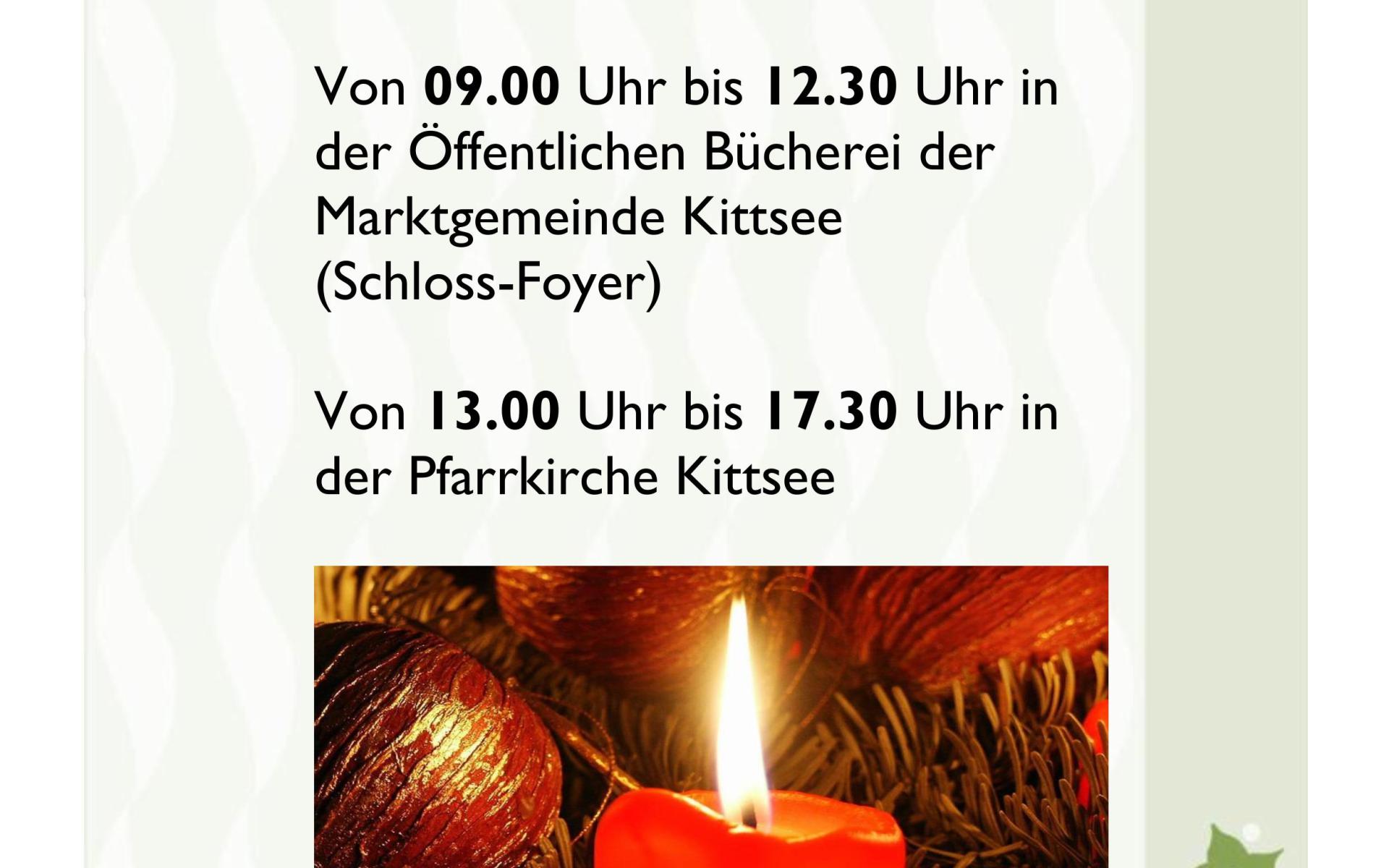 Friedenslicht -Aushang