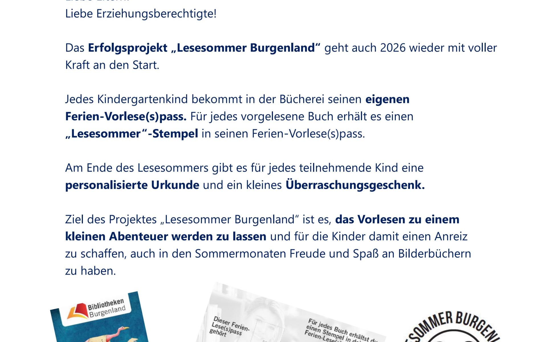 Lesesommer Kindergarten 1